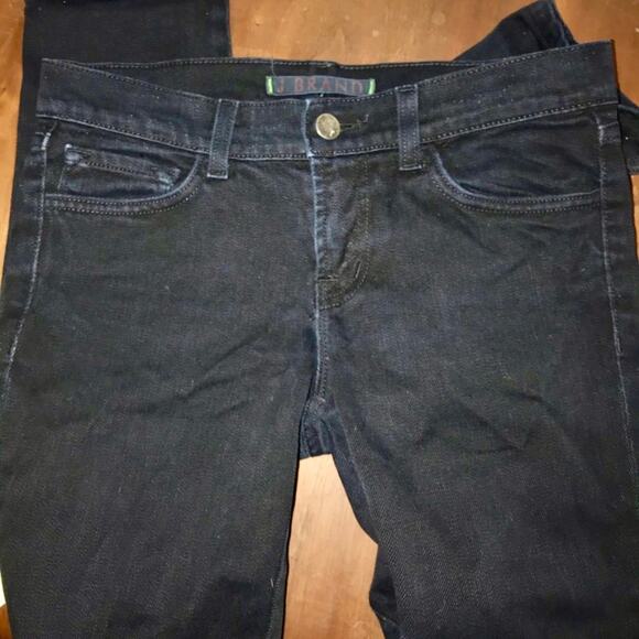 J Brand Midrise Cropped Zipper Ankle Jeans Size 25 - Picture 2 of 4